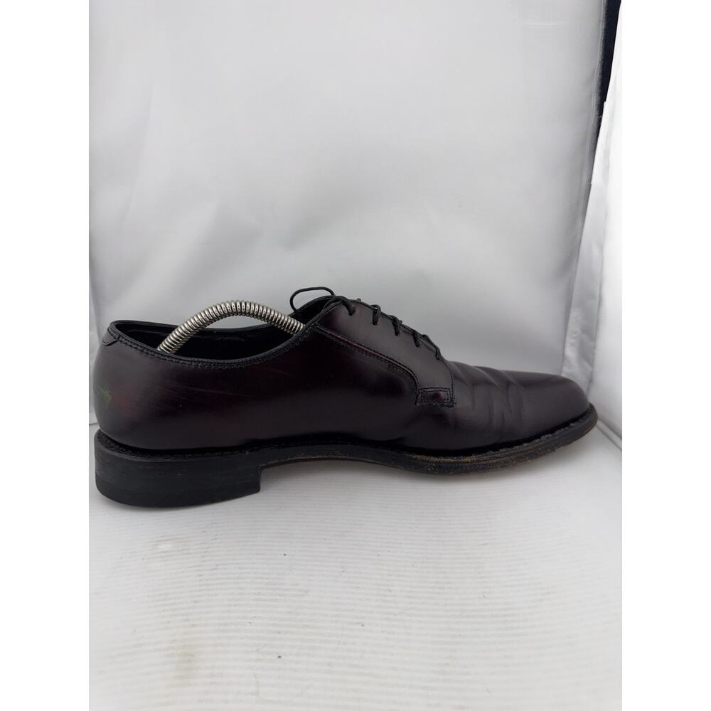 The Florsheim Dress Shoes 12 Burgundy Leather Lace Up Formal Comfort Business - Picture 10 of 14